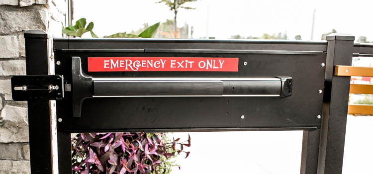 emergency push bar installation in Valrico